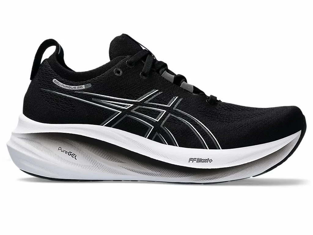 Asics W Nimbus 26 Wide BLACK/GREY